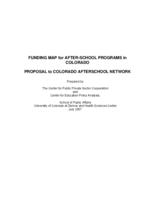 Funding map for after-school programs in Colorado : proposal to Colorado afterschool network