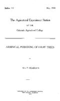 Arsenical poisoning of fruit trees