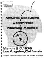 Meeting agenda : March 5-7, 1976, Los Angeles, California