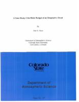 A case study of the water budget of an orographic cloud