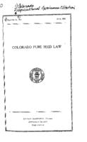 Colorado pure seed law