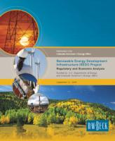 Renewable Energy Development Infrastructure, REDI, Project regulatory and economic analysis