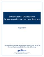 Postpartum depression screening intervention report