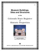 Museum buildings, sites and structures on the Colorado State Register of Historic Properties