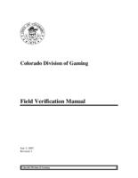 Field verification manual