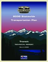 2035 statewide transportation plan. Transit technical report