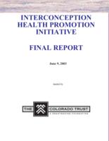 Interconception Health Promotion Initiative final report