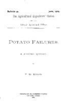 Potato failures : a second report