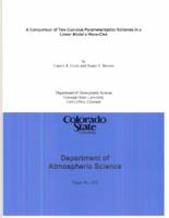 A comparison of two cumulus parameterization schemes in a linear model of wave-cisk
