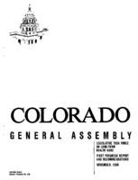 Progress report and recommendations for 1989, Legislative Task Force on Long-Term Health Care : report to the Colorado General Assembly
