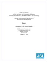 Outreach assessment and gap analysis for Medicaid and CHP+ expansion : report