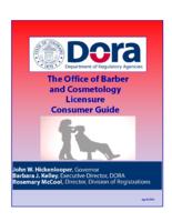 The Office of Barber and Cosmetology Licensure consumer guide