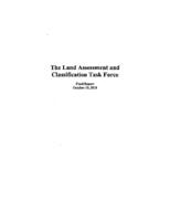 The land assessment and classification task force : final report