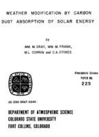 Weather modification by carbon dust absorption of solar energy