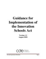 Guidance for implementation of the Innovation Schools Act