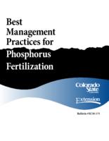 Best management practices for phosphorus fertilization