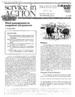 Weed management on rangeland and pastures