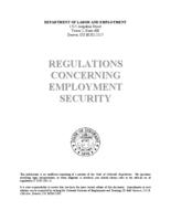 Regulations concerning employment security
