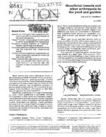 Beneficial insects and other arthropods in the yard and garden