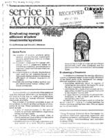 Evaluating energy efficient window treatments/systems