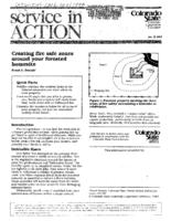 Creating fire safe zones around your forested homesite