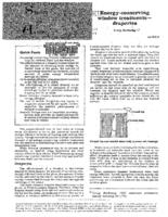 Energy-conserving window treatments