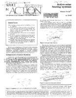 Active solar heating systems