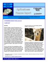 Enterprise budget for alpacas
