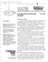 Graywater reuse and rainwater harvesting