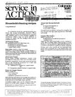 Household cleaning recipes