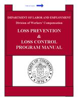 Loss prevention & loss control program manual