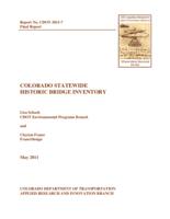 Colorado statewide historic bridge inventory