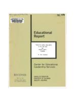 Projected school enrollments to the year 2000 for Douglas County, Colorado