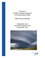 The use of disability program navigators to provide disaster relief