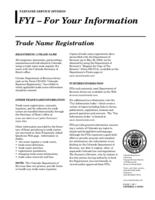 Trade name registration