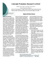 Impact of crime on victims curriculum