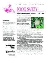 Guide to washing fresh produce