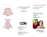 School nurses make a difference