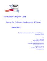 Report for Colorado, background & visuals. Math 2005