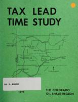 Tax lead time study
