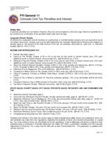 Colorado civil tax penalties and interest