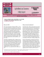 Food, Conservation, and Energy Act of 2008. Conservation Reserve Program (CRP)