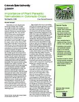 Importance of plant parasitic nematodes in Colorado crops