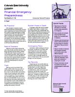 Financial emergency preparedness