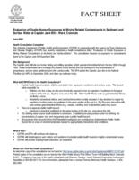 Evaluation of onsite human exposures to mining related contaminants in sediment and surface water at Captain Jack Mill, Ward, Colorado