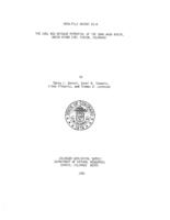 The Coal bed potential of the Sand Wash basin, Green River coal region, Colorado