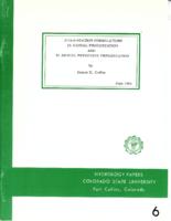 Inter-station correlations in annual precipitation and in annual effective precipitation