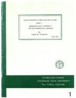 Fluctuations of wet and dry years.