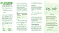 High altitude food preparation guide