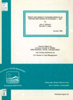 Direct and indirect economic effects of hunting and fishing in Colorado, 1981